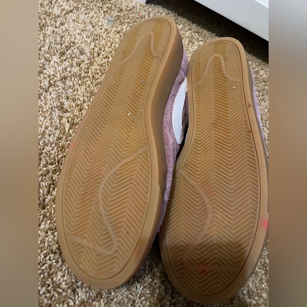 Nike Sport suede sneaker in plum size 10 - Picture 4 of 5